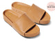 Pelican platform sandal - honey - angle shot - as seen in Oprah Daily