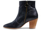 Catbird leather boot in black - product inside side shot