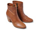 Catbird leather boot in cognac - product angle shot