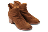 Eagle suede boots in chestnut - angle shot