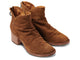 Eagle suede boots in chestnut - angle shot