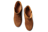 Eagle suede boots in chestnut - top shot