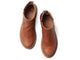 Falcon leather booties in cognac - top shot