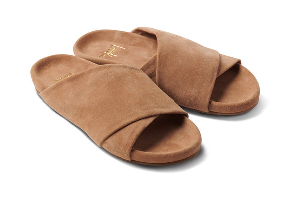 suede flip flops womens