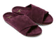 Kea suede slide sandal in plum - angle shot