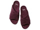 Kea suede slide sandal in plum - top shot