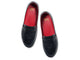 Moorhen leather loafer in black - product top shot