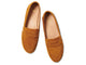 Moorhen suede loafer in caramel - top shot