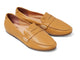 Moorhen leather loafer in honey - angle shot