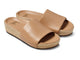 Pelican Jute platform slide sandal in beach - product angle shot