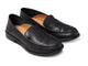 Pepper leather loafer in black - product angle shot