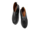 Pheasant leather boot in black - product top shot