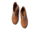 Pheasant leather boots in cognac - product top shot