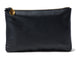 Leather pouch in black - product shot