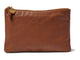 Leather pouch in tan - product shot