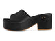 Prinia leather platform heel sandal in black - angle shotPrinia leather platform heel sandal in black - side shot