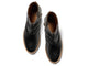 Quail leather boots in black - product top shot