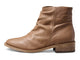 Quail leather boot in saddle - product side shot