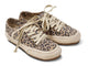 Sandpiper sneakers in leopard - product angle shot