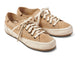 Sandpiper suede sneakers in stone - product angle shot