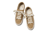 Sandpiper suede sneakers in stone - product top shot