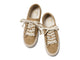 Sandpiper suede sneakers in stone - product top shot