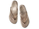 Sunbeam leather flip flop sandal in bronze - product top shot