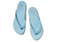 Sunbeam leather flip flop sandals in sky - product top shot