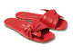 Sweetbird leather slide sandal in lipstick - product angle shot