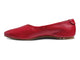 Swiftlet leather ballet shoe in lipstick - side shot