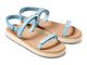 Tyto leather sandal in sky - product angle shot