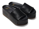 Albatross platform sandal - black - angle shot