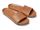 Gallito slide sandal - tan - angle shot