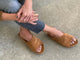 Kea slide sandal - caramel - on model shot