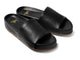 Pelican platform slide sandal - black - angle shot