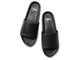 Pelican platform slide sandal - black - top shot