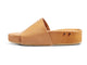 Pelican platform sandal - honey - side shot