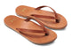 Seabird flip flop - tan - angle shot